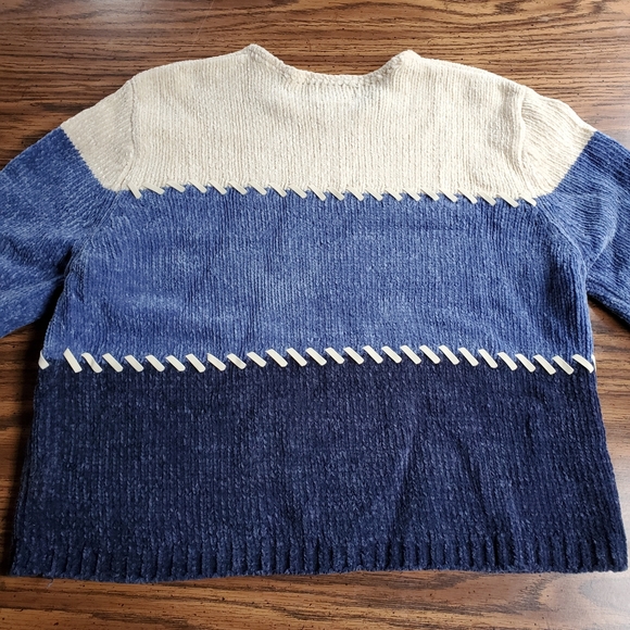 Vintage Rods Western Cropped Acrylic Sweater XL - Picture 3 of 5